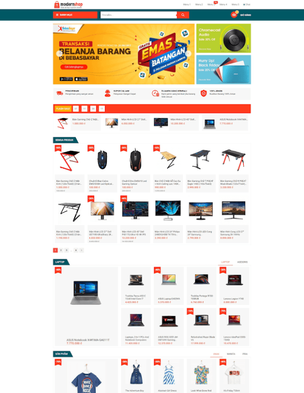 template blogspot ban hang 5