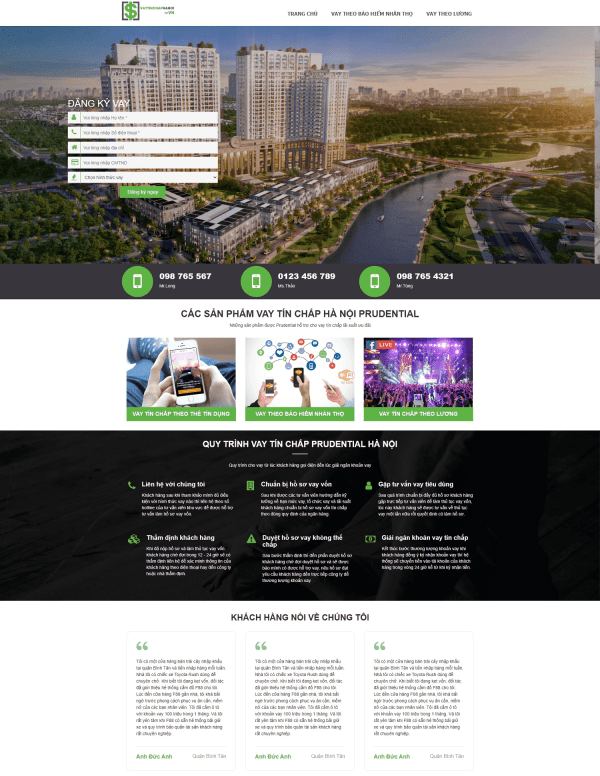 Template blogspot dịch vụ cho vay tín chấp